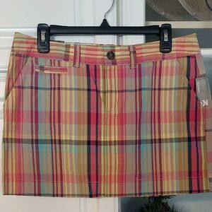 Old Navy Colorful Plaid Women's Mini Skirt Size 8